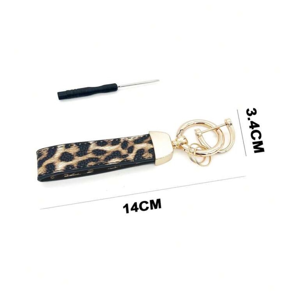 Leopard Print Keychain - Picture 3 of 5